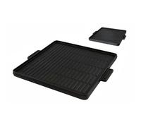 ILSA Placa de cocción, hierro fundido esmaltado, reversible, 30 x 30 cm