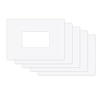 ilSALVAMURO® - 5 Salvamuro salvaperete ad incastro transparentes 16x21 cm para interruptores RECTANGULARES de 5 MÓDULOS de 1 mm de grosor para placas de pared, cubremuros, protector de pared (Paquete