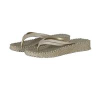 Ilse Jacobsen Cheerful13 Chancla Azul 620 | Ligero y flexible, suela de plataforma de moda, efecto masaje, con purpurina