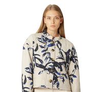 ILSE JACOBSEN HORNBÆK Rain&outerwear Quiltto01p Beige Artsy Stroke Flower Talla: 36 | Cazadoras Cropped Outlet | Mujer | Marrón