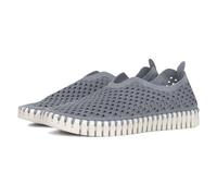 Ilse Jacobsen HORNBÆK | Zapatos Planos para Mujer | Zapatilla con Material de Microfibra reciclada y Suela de Caucho Natural Antideslizante | Tulip3275 | Ligero, Transpirable y ecológico | Grey| 37