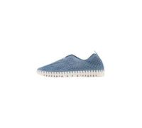 Ilse Jacobsen HORNBÆK | Zapatos Planos para Mujer | Zapatilla de Deporte de Microfibra Reciclada y Suela de Goma Natural Antideslizante | Tulip3275 |, Azul Cenicienta, 40 EU
