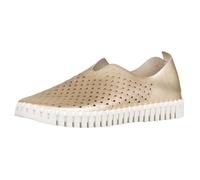 ILSE JACOBSEN Tulip 139 Platinum Scalloped Sneaker