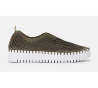 ILSE Jacobsen Tulip 3373 Plataforma Profundo Verde Oliva Slip-On Mujer Tallas Ue