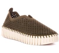 Ilse Jacobsen Tulip 3373 Zapatillas Plataforma Sin Cordones Negras Mujer UK 4