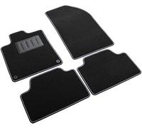 ilTappetoAuto by Fabbri 3 - SPRINT03515 - Alfombrillas de Coche a Medida en Moqueta Negra Compatible con Peugeot 407