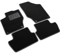 ilTappetoAuto by Fabbri3 - SPRINT03505 - Compatible con Alfombrillas de Coche a Medida en Moqueta Negra para Peugeot 308