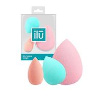 Ilū Make Up Mini Medium And Large Sponges 3pz - set de esponjas