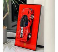 iLuane Tablero de Pared para Lego Technic Ferrari Daytona SP3 42143, coleccionables para Adultos, Soporte de Pared de Coche para Juego de construcción, Regalos para los Amantes de Lego (Solo Tablero