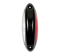 Iluminación adicional con 4 LEDs blanco/rojo 9/32V - marco negro