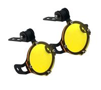Iluminación Auxiliar Moto para BMW para F700GS para F650 K1600 Luces Auxiliares Universales Conducción Faro Delantero Lámpara Antiniebla Impermeable Impermeable(Yellow Cover)