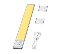 Iluminación con sensor de movimiento debajo del gabinete - Recargable de 9,8 pulgadas - Luces debajo del gabinete - Regulable en 3 niveles para cocina, dormitorio, escalera, baño, pasillo, pared, desp