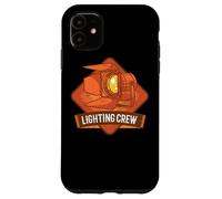 Iluminación de escenario retro de Lighting Crew, equipo de iluminación Carcasa para iPhone 11