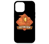 Iluminación de escenario retro de Lighting Crew, equipo de iluminación Carcasa para iPhone 12 Pro Max