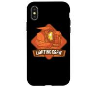 Iluminación de escenario retro de Lighting Crew, equipo de iluminación Carcasa para iPhone X/XS