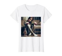 Iluminación de Gas - Iluminación de Gas Camiseta gráfica económica, Mujer, Blanco, XS