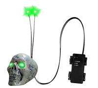 Iluminación de ojos esqueletos - Función de ahorro de energía, Haloween ojos brillantes, duradero, horror DIY EES | Cráneo LED Light Up Eyes para interior exterior Halloween Pumpkin