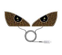 Iluminación de ojos para coche,Faros LED de animación dinámica | Pantalla de animación luminosa Efectos automáticos personalizables para visualización automotriz