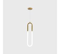 Iluminación De Techo Colgante Para Interiores Luces Colgantes Creativas En Forma De U, Lámparas Colgantes Decorativas Personalizadas Para Dormitorio, Sala De Estar, Estudio, Oficina, Bar, Cafetería, C