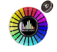 Iluminación del coche con ambientador - Lámpara difusora de aromaterapia | Control de voz de luces de colores | Difusor de de coche para interiores, conducción relajante