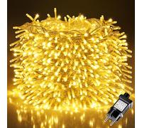 IluminacióN Exterior, LIGHTNUM 30m 300 Leds Blanco CáLido Con 8 Modos Y FuncióN De Memoria, Ip44 Impermeable Para BalcóN, JardíN, Barandilla, Navidad, Interior, Exterior