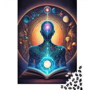 Iluminación Humana cósmica Puzzle De 1000 Piezas Serie Art Collection Juguete Educativo Adultos Y Niños A Partir De 12 Año 70x50cm/1000pcs