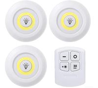 Iluminación LED para debajo del gabinete con control remoto para armario, despensa, armario, cajón, armario y pasillo (3)