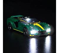 Iluminación LED para Lego 76907 Speed Champions Lotus Evija (No incluye modelo Lego, solo iluminación), kit de iluminación BrickBling DIY para Lotus Evija
