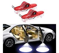 Iluminación LED para puerta de coche Sunshine Fly, 2 unidades, luces de proyector, iluminación de entrada, logotipo, sombras de fantasmas, lámpara de bienvenida, emblema (para Megane)