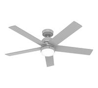 Iluminación LED Ventilador de Techo con Mando a Distancia 132cm Giannis Gris ...