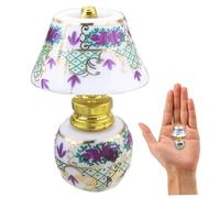 Iluminación para casa de muñecas, Luces para casa de muñecas, lámpara en Miniatura de Escritorio a Escala 1:12, Modelo de iluminación de cerámica, Lindas Mini miniaturas para Uso Diario en el hogar