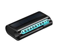 Iluminación solar de matrícula de teléfono de aluminio diseñada para un uso duradero con una durabilidad adecuada y un funcionamiento consistente (negro)
