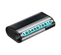 Iluminación solar de matrícula de teléfono de aluminio diseñada para un uso duradero con una durabilidad adecuada y un funcionamiento consistente (plata)