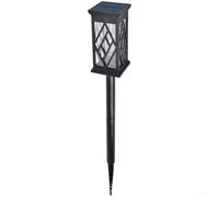 Iluminación solar para exteriores con filamento LED, resistente al agua IP65, sensor automático del atardecer al amanecer, estaca de tierra para una colocación segura en el jardín y el camino (C)