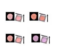 Iluminador de Ojos | Rosa Melocotón/Rosa Rosa/Lavanda Morado | Iluminador Mate 12 Horas | Prebase de Ojos Portátil para una Mirada Perfecta