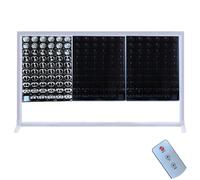 Iluminador De Rayos X con LED De Brillo Variable, Caja De Luz for Película De Rayos X con Control Remoto, Panel Acrílico y Marco De Aluminio(Large)