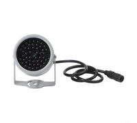 Iluminador IR de seguridad para exteriores 940 NM 48 LED silencioso | Mejora la visión nocturna, 48 LED de alta potencia, luz invisible de 940 nm, ideal para CCTV, para cero brillo rojo