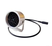 Iluminador LED infrarrojo 940NM, iluminador infrarrojo, tablero de luz LED, 48 LED Array Noches Vision Fill Light Security Camera Assist Lamp 5-10M Range DC 12V Power for CCTV Security Camera