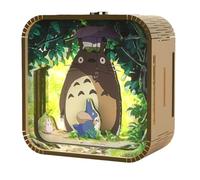 Iluminador Nocturno 3D Madera DIY LEDNight, Puzles Madera Iluminados de madera Woodbests, Decoración de Hogar Caliente y Suave Glow Night Puzles Totoro
