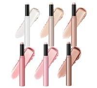 Iluminador Para El Rostro - 6 Piezas Contorno Facial en Barra Larga Duración Resistente al Agua - Stick Contorno y Luz | Para Citas, Bodas, Acampadas, Viajes, Para Hermana, Hija, Amiga