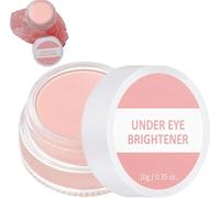 Iluminador y corrector para debajo de los ojos, Prebase iluminadora de color para ojos, Crema correctora rosa para ojeras y manchas, Oculta e ilumina las ojeras