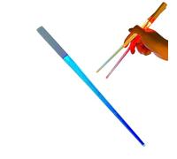 Iluminando palillos | Chopsticks divertidos de alimenticio | Fancy Chop Sticks lavavajillas con efecto brillo | Vajilla reutilizable adecuada para fiestas, noches de sushi y uso seguro de
