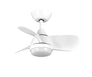 Iluminashop 305321 Ventilador de Techo LED Verano e Invierno con Mando a Distancia 24W Blanco