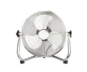 Iluminashop 309513 Ventilador Industrial de Suelo Cromo 60W Metal/Aluminio