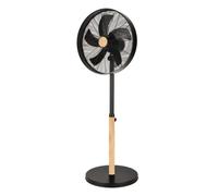 Iluminashop 349564 Ventilador de Pie 50W Negro/Haya