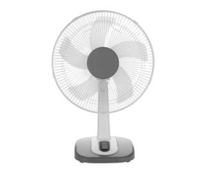 Iluminashop 349574 Ventilador de Sobremesa 45W Blanco/Gris