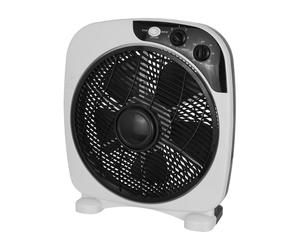 Iluminashop 349583 Ventilador de Sobremesa 45W Blanco/Negro