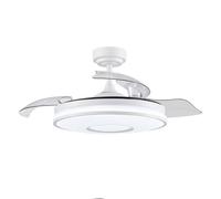 Iluminashop 350419 Ventilador de Techo LED Verano e Invierno Mando a Distancia 72W Blanco