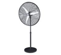 Iluminashop Ventilador de Pie 120W Negro/Plata Motor AC