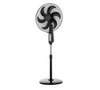 Ventilador de pie granizo negro 3 vel.85w 6aspas orientable regx50x43